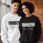 Jesus Christ is my Foundation Christian Appearl hood | unbreakable-me