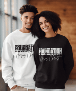 Jesus Christ is my Foundation Christian Appearl hood | unbreakable-me